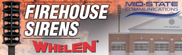 Mid-State Communications is a Whelen Outdoor Warning Siren Dealer